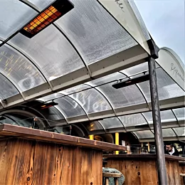 Jahrelang waren Gasheizpilze die Lösung für ein Rundumwohlgefühl in So...