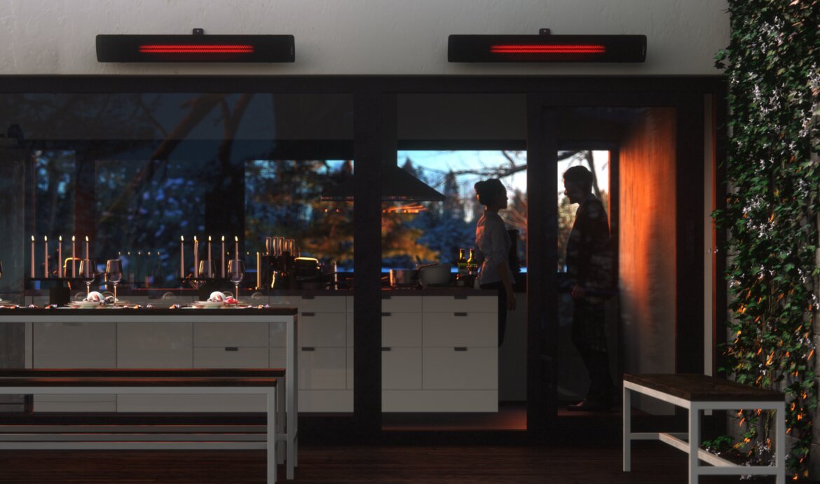 Pure Black Radiant Heater Indoor Kitchen by Heatscope.jpg