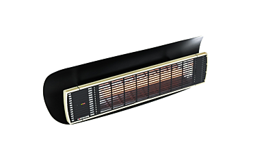 Weathershield 3 Black Accessorie - Studio Image by Heatscope Heaters